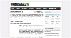 Desktop Screenshot of browsergames-top-10.de