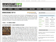 Tablet Screenshot of browsergames-top-10.de